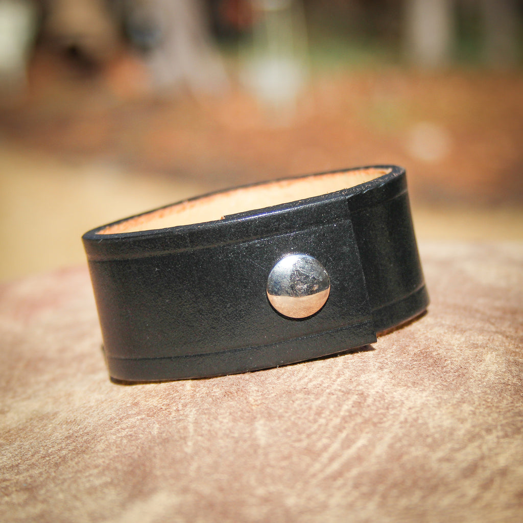 Black Beauty Leather Bracelet 2