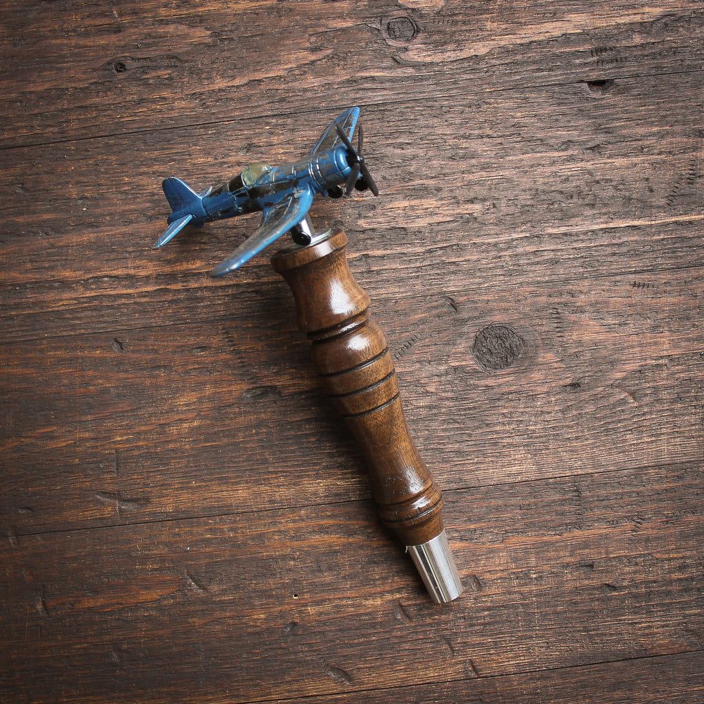 Die Cast Blue Airplane Beer Tap