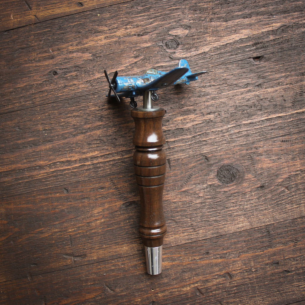 Die Cast Blue Airplane Beer Tap