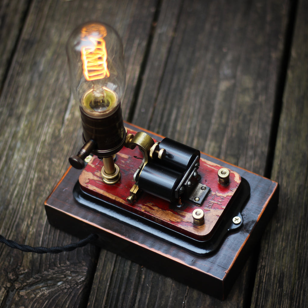 EF Johnson Telegraph Morse Code Sounder Lamp