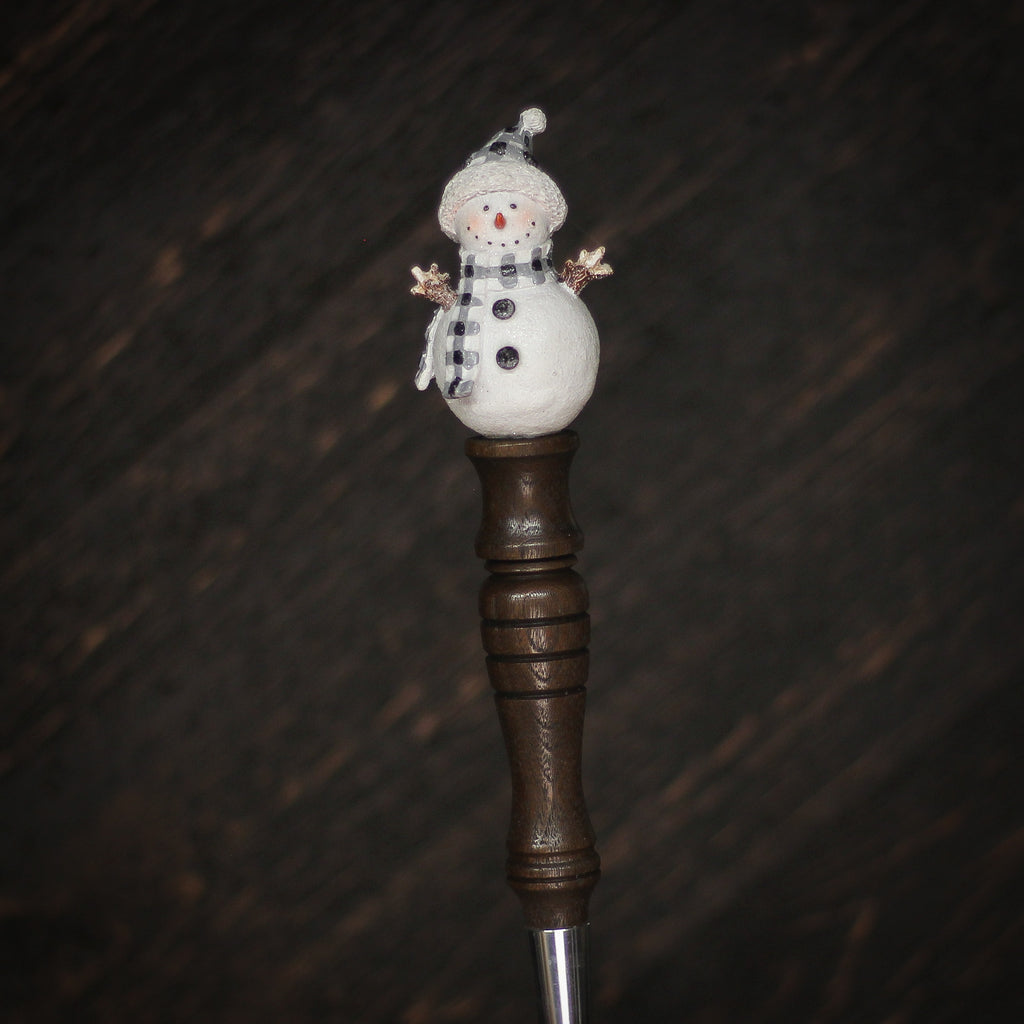 Festive Snowman Beer Tap Handle