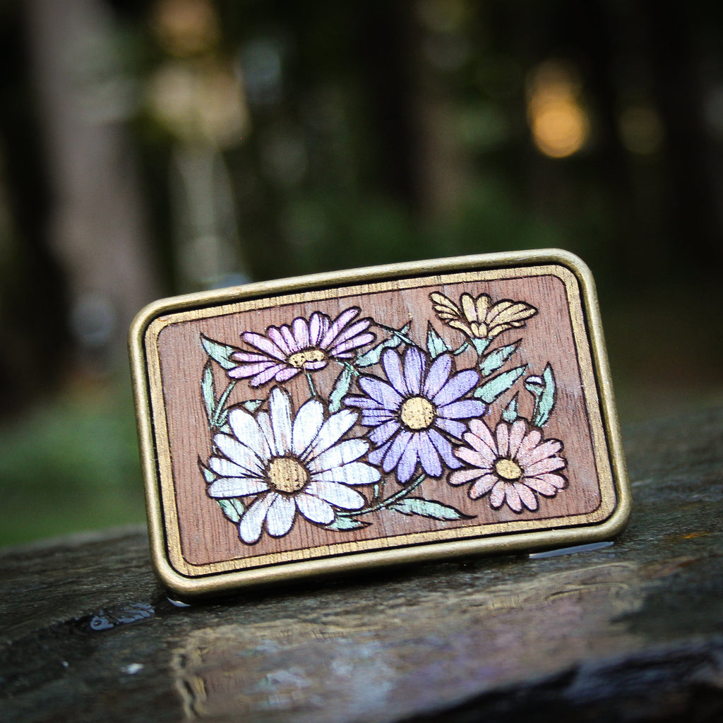 Flower Patch Belt Buckle