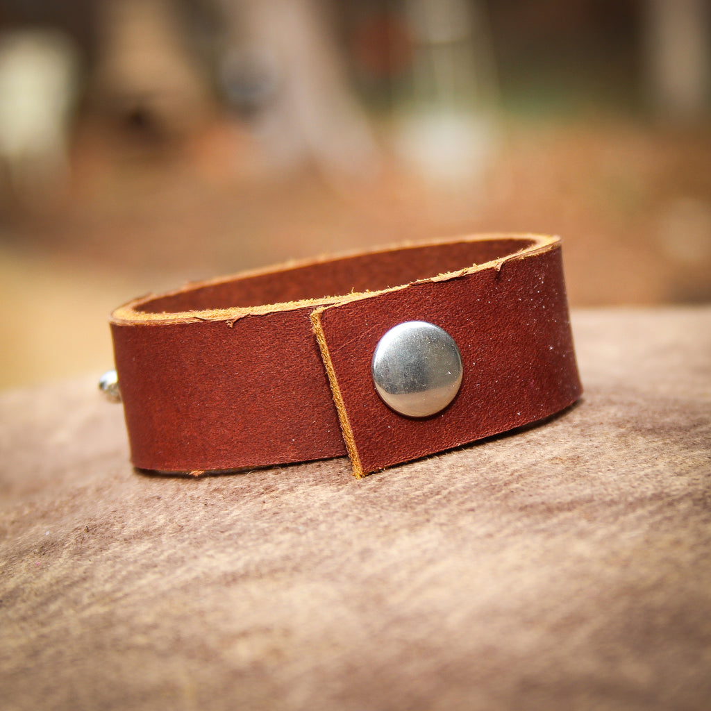 Funky Retro Leather Bracelet 2