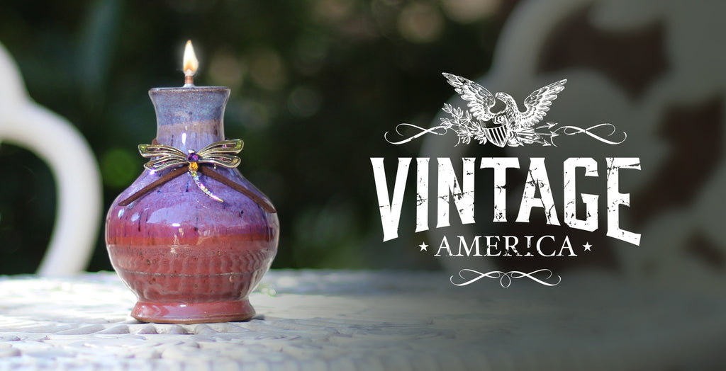 Vintage America Beer Oil Lamps