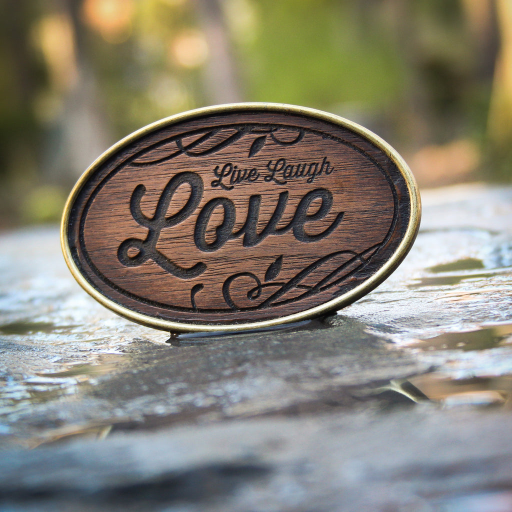 Live Laugh Love Belt Buckle