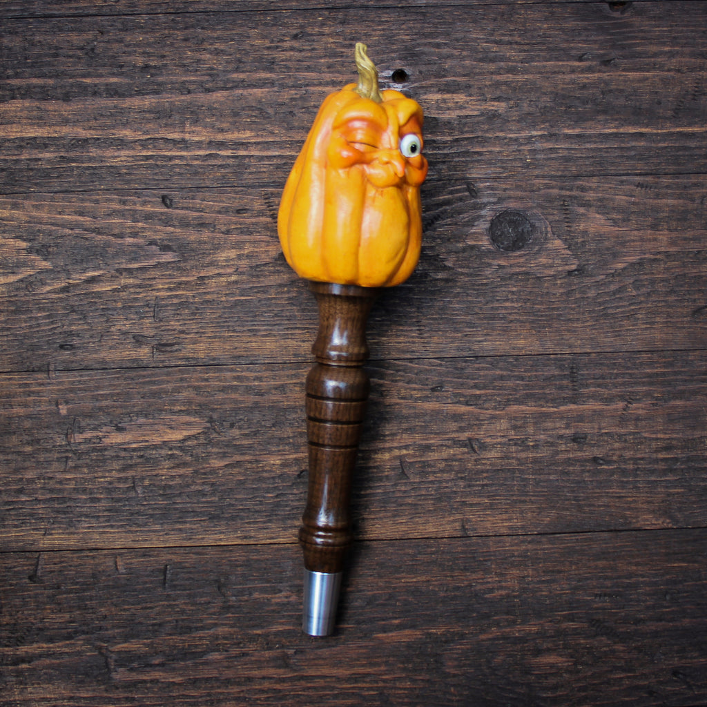 Pumpkin Pete Beer Tap Handle