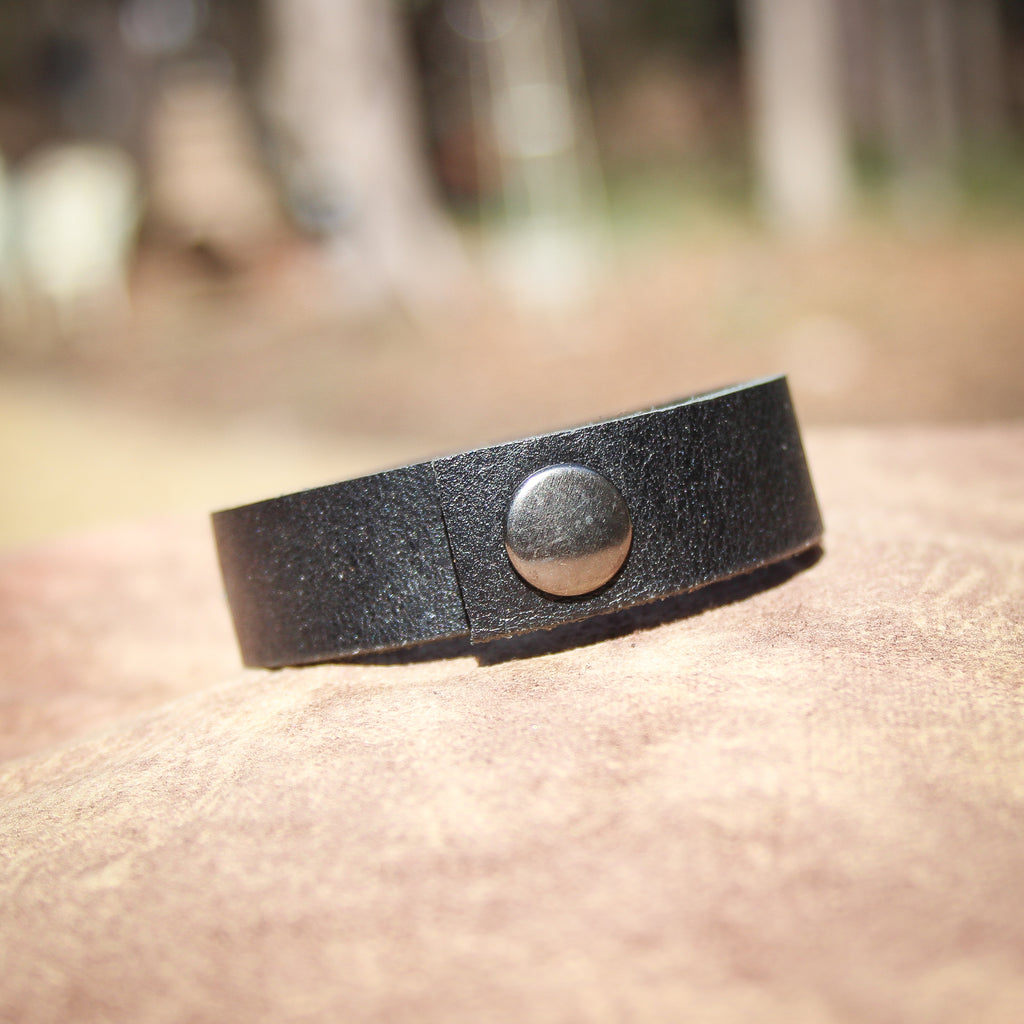 Petite Cross Leather Bracelet 1