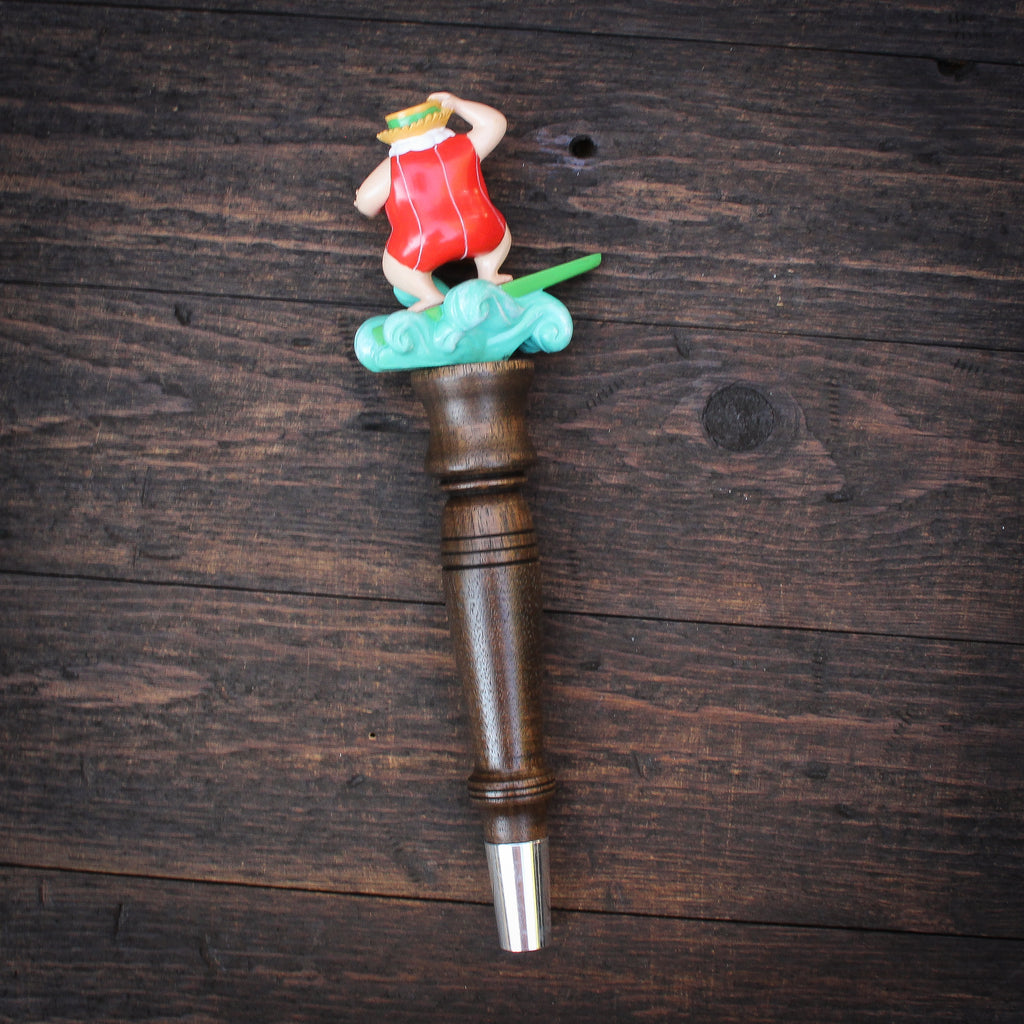 Surfin Santa Beer Tap Handle