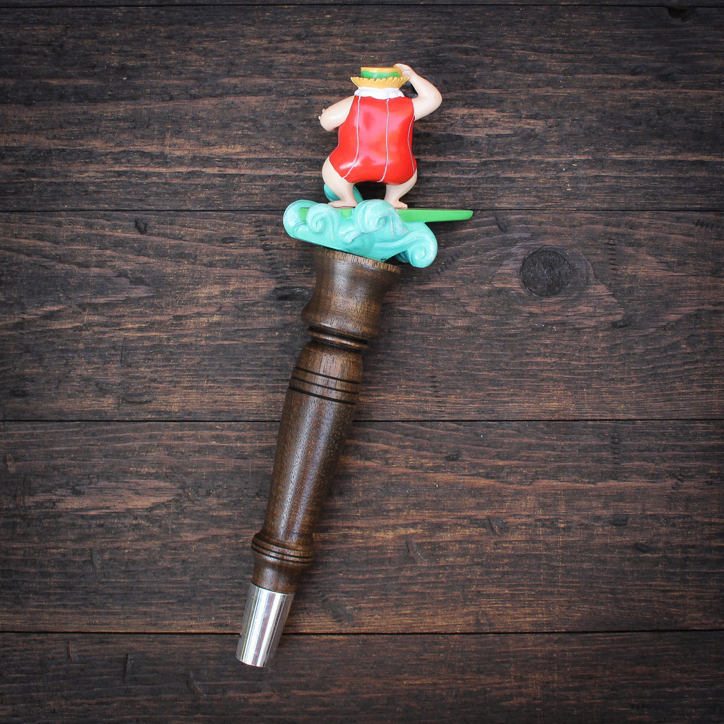 Surfin Santa Beer Tap Handle