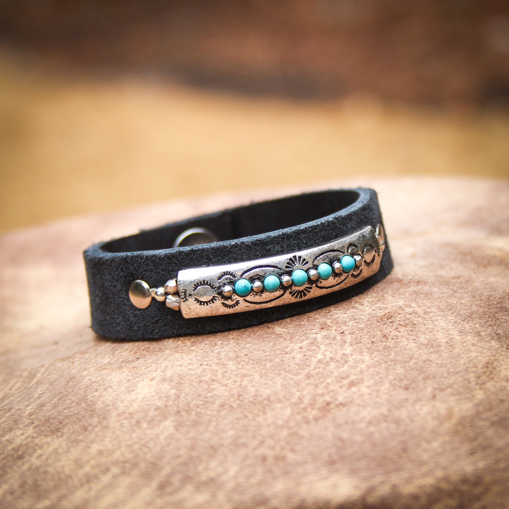 Southwestern Leather Bracelet 6