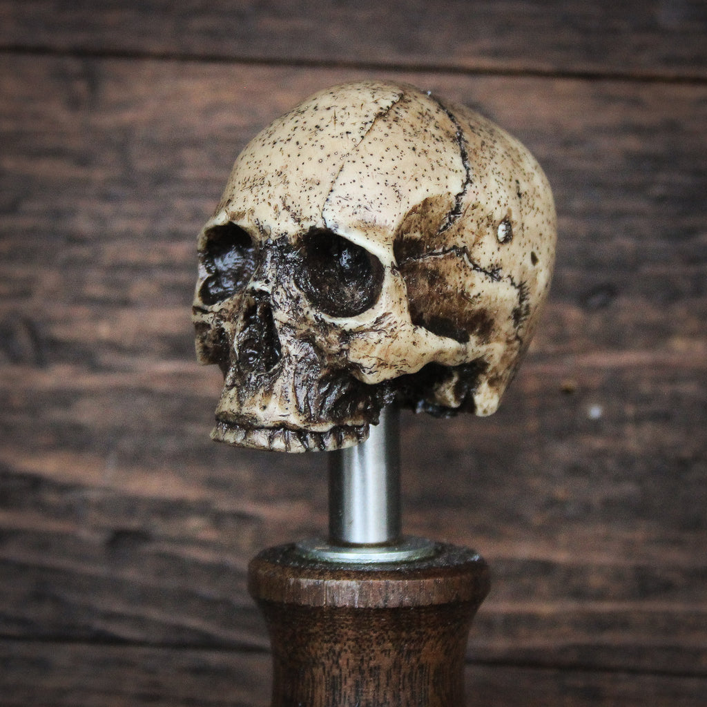 Toothless Tommy Skull Beer Tap Handle