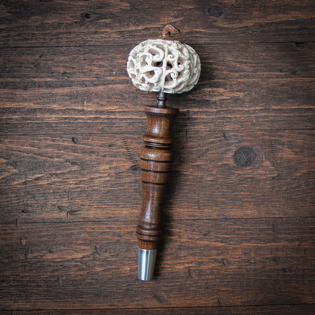 The Great White Pumpkin Beer Tap Handle