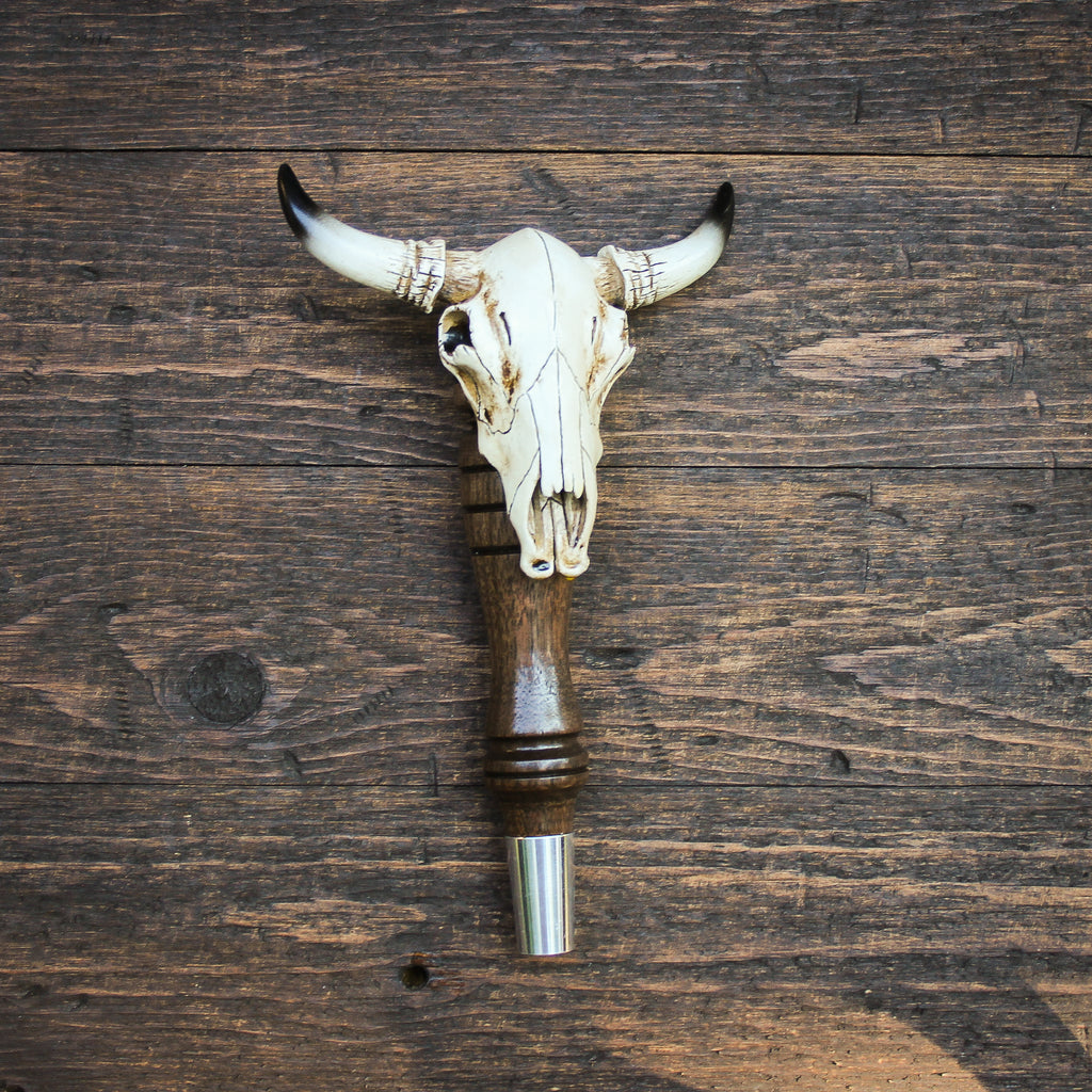 longhorn-skull-beer-tap