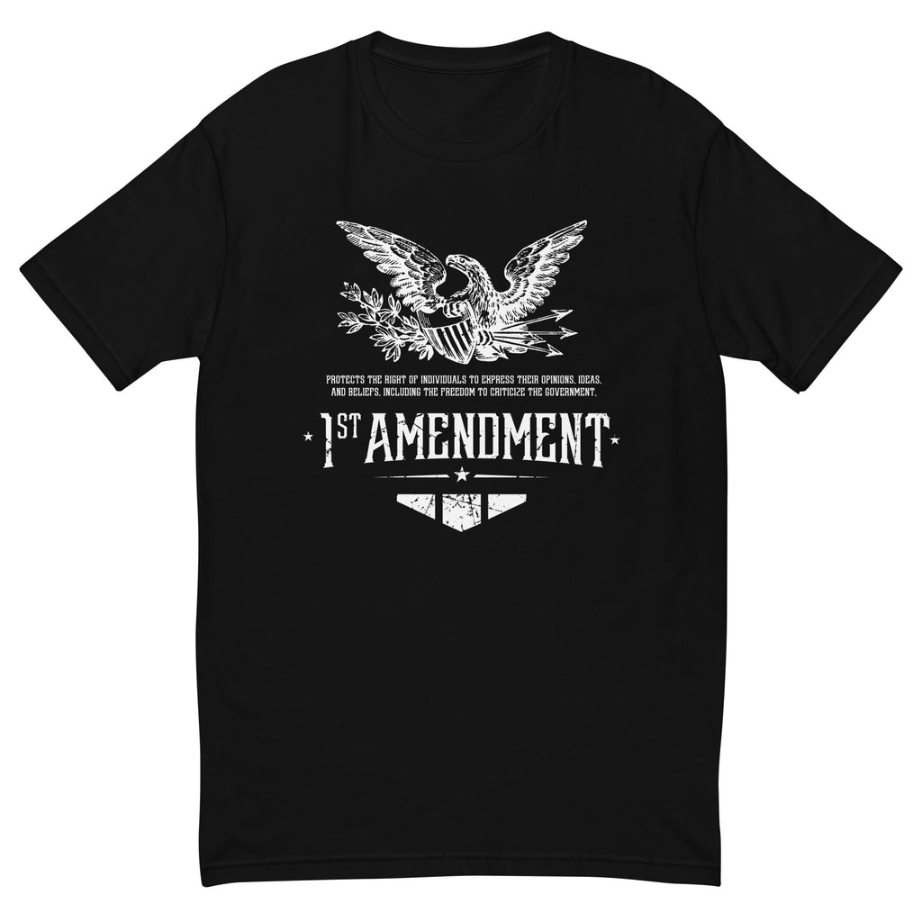 1st Amendment Mens Fitted Short Sleeve T-shirt - VintageAmerica