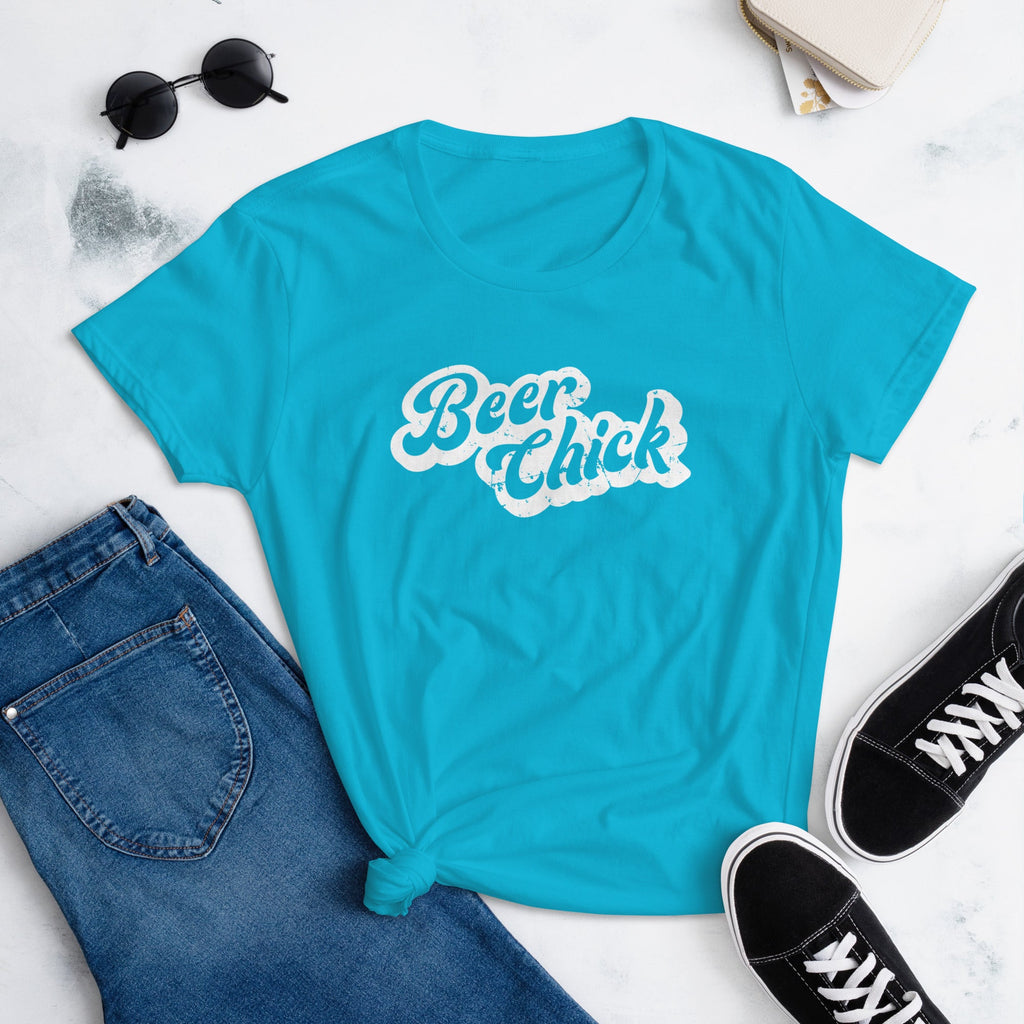 Beer Chick II Women's short Sleeve T-shirt - VintageAmerica