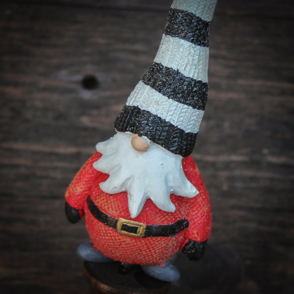 Beer Tap Handle: Festive Santa Gnome - VintageAmerica
