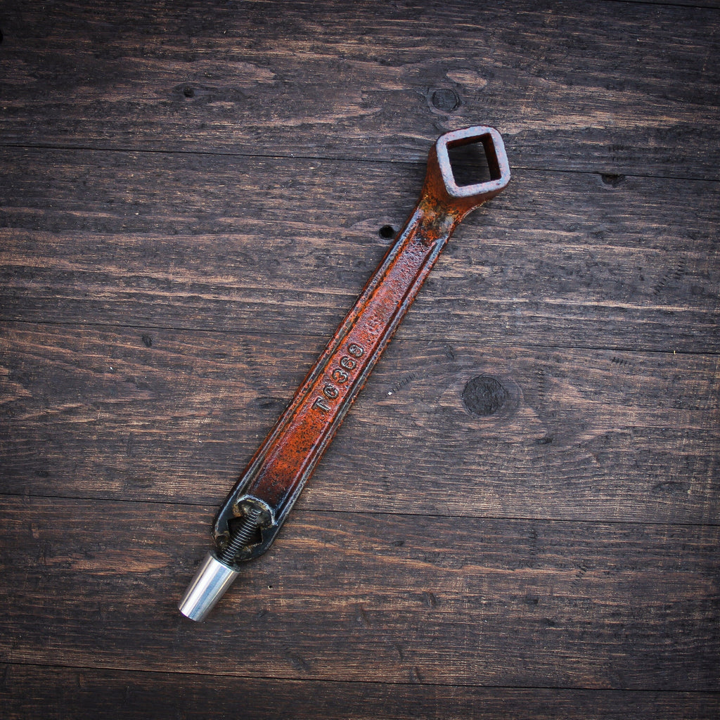 Beer Tap Handle: Square Machinist Wrench - VintageAmerica
