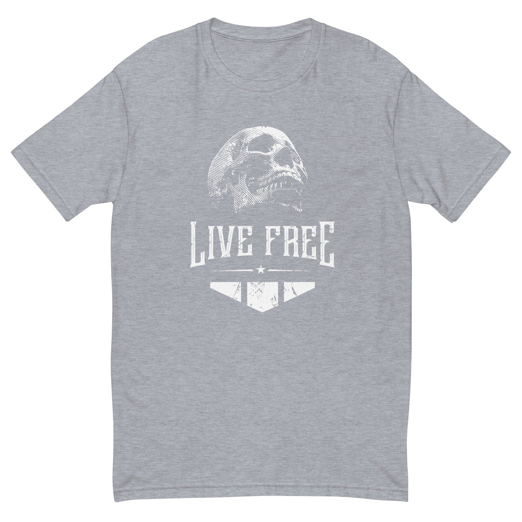 LIVE FREE Mens Fitted Short Sleeve T-shirt - VintageAmerica